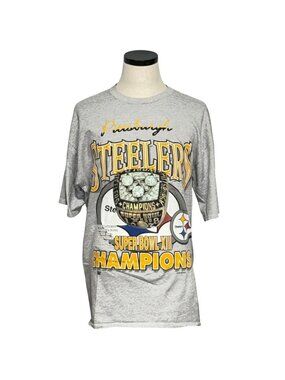 Pittsburgh Steelers Super Bowl XIII Champions 1978 Team Rated Vintage T-Shirt XL